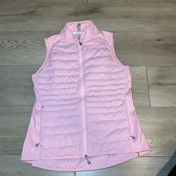 Peter Millar Pink Hybrid Vest - Picture 2 of 4